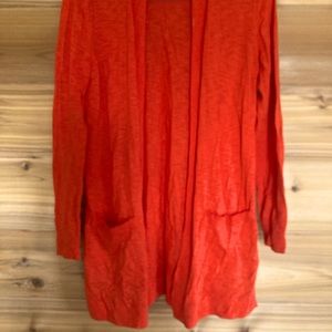 Old navy orange cardigan